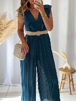 Combi pantalon Giulia (Bleu canard)