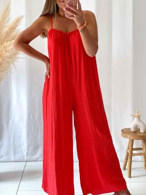 Combi pantalon June (corail)
