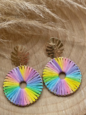 Boucles d’oreilles Foly (multicolore)