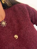 Gilet Tia (bordeaux)