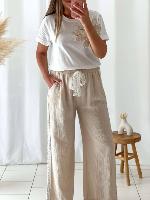 Pantalon Lino (beige)