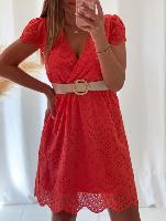 Robe Carmen (corail)