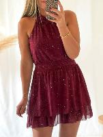 Robe Pélagie (bordeaux)