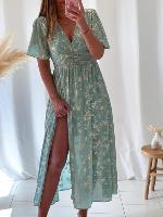 Robe Camélia (vert d'eau)