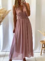 Robe Annabelle (rose poudré)