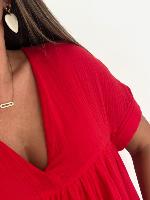 Robe Combi Ophélie (rouge)