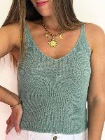 Top Manon (vert amande)