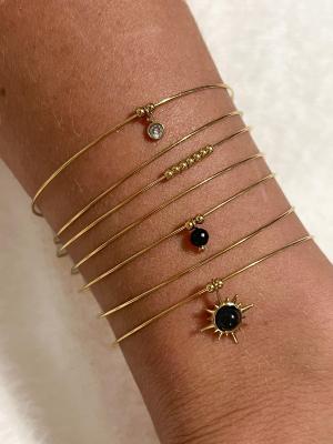 Bracelet semainier Star (noir)